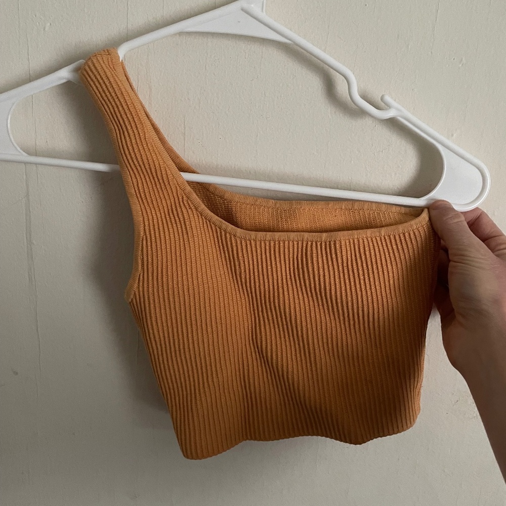 Aritzia One-Shoulder Crop Top